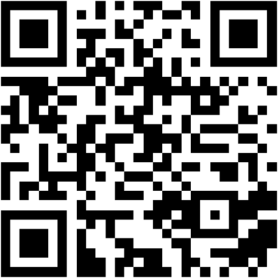 The image shows the QR code for downloading the digital city tour.